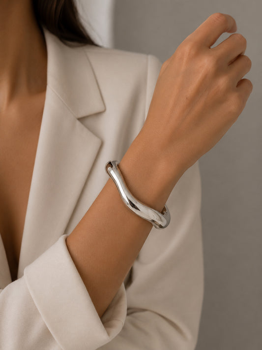 Sculptural cuff