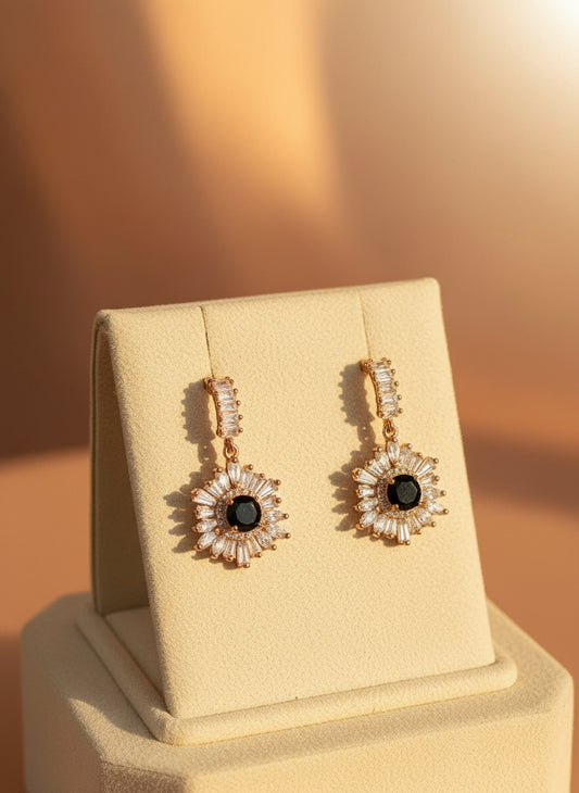 Golden Eclipse Earrings - One of a kind fra Sør-Korea