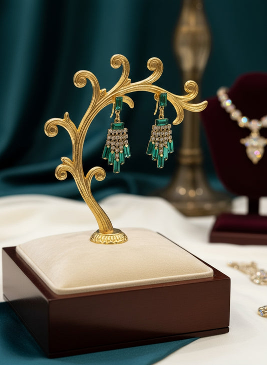 Green Radiance øredobb - One of a kind fra Sør-korea