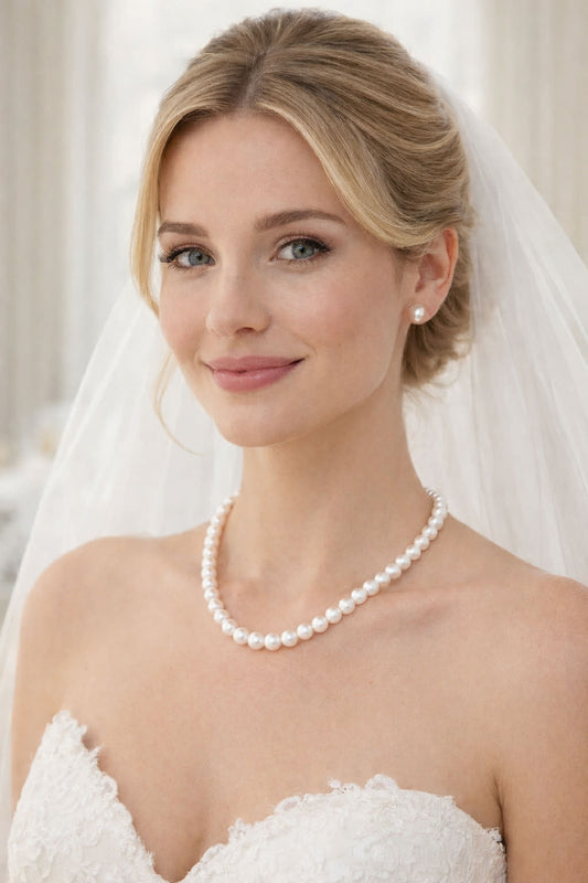 Perleøredobber av naturlige perler med 18k gull